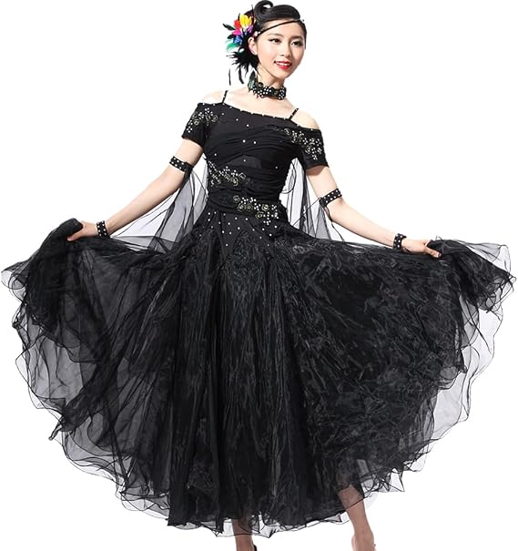 Ballroom Dance Performance Dresses for Women Modern Foxtrot Costume Waltz Dance Outfit Tango Social Dance Clothing