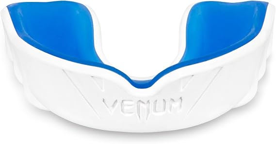 Venum Challenger Mouthguard - White/Blue