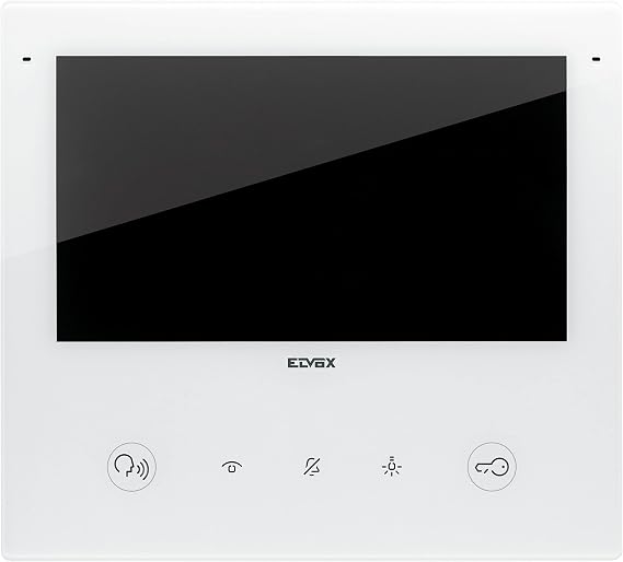 Vimar 40517 WLAN Video Door Intercom Tab 7S Up, 2 Wire, Call Forwarding to Smartphone with Dedicated App, 7 Inch LCD Colour Touch Screen, Surface-Mounted or Semi-Recessed Installation, White