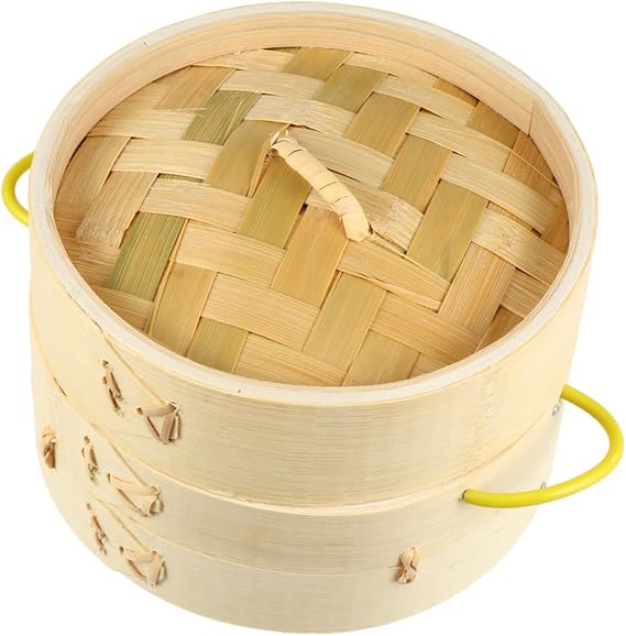 Steamer Steamer Meat Steamer Multi-layer Steaming Cookware Asian Cookware Bao Bang Steamer Glutinous Rice Steamer Basket Chinese Steamer 2-Tier Food Steamer Cooking Boiler Stainless Steel