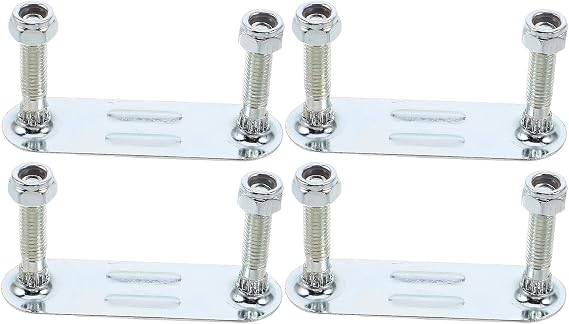 4pcs Roller Skate Plate Hardware Inline Skate Frame Repair Components Cushion Set for Professional Artistic 25mm