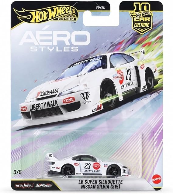 Hot Wheels Premium Car Culture LB SUPER SILHOUETTE NISSAN SILVIA (S15) JKF34