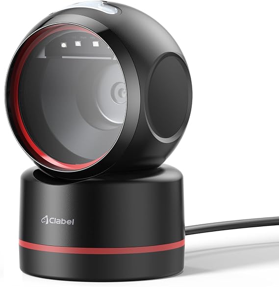 CLABEL T27H Omnidirectional Desktop 1D 2D QR Barcode Scanner USB Cable