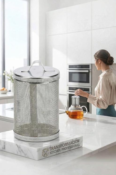 Paslanmaz Çelik Bitki Çayı ve Siyah Çay Demleme Süzgeci - Filtreleme Tüpü 721582