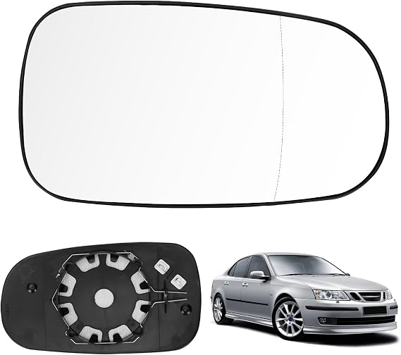 Mirror Glass fit for Saab 93/95 2003-2010, Heated Exterior Mirror Right
