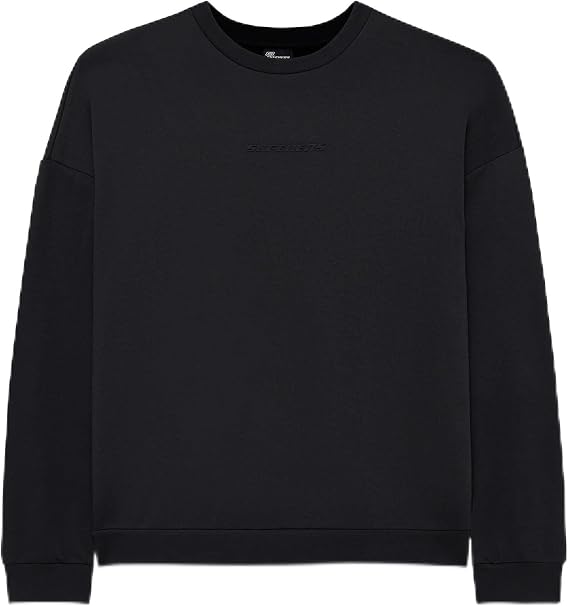 M Essential Crew Neck Sweatshirt Erkek Siyah Sweatshirt