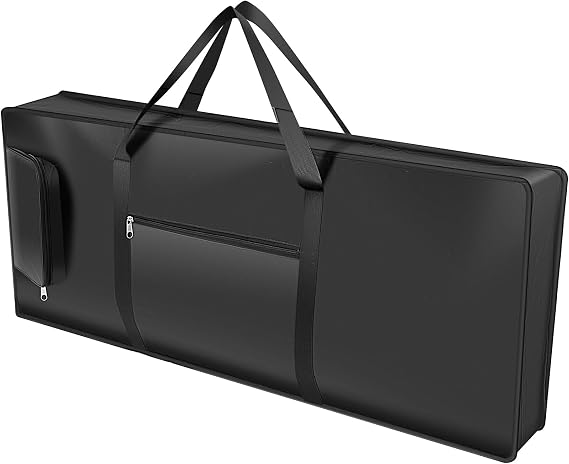 Tastaturtasche 61 Tasten Oxford-Gewebe 420D 100 × 40 × 15 cm Tastaturhülle 61 Tasten mit Schultergurt 61 Tasten für elektronische Orgel und Klavier