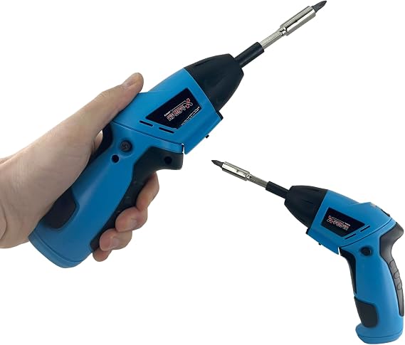 Coverzone 6V Pilli Tornavida Seti | 180 RPM Güçlü Vidalama, LED Aydınlatmalı, Katlanabilir Ergonomik Gövde, İleri-Geri Ayarlı Çok Amaçlı Vidalama | 615