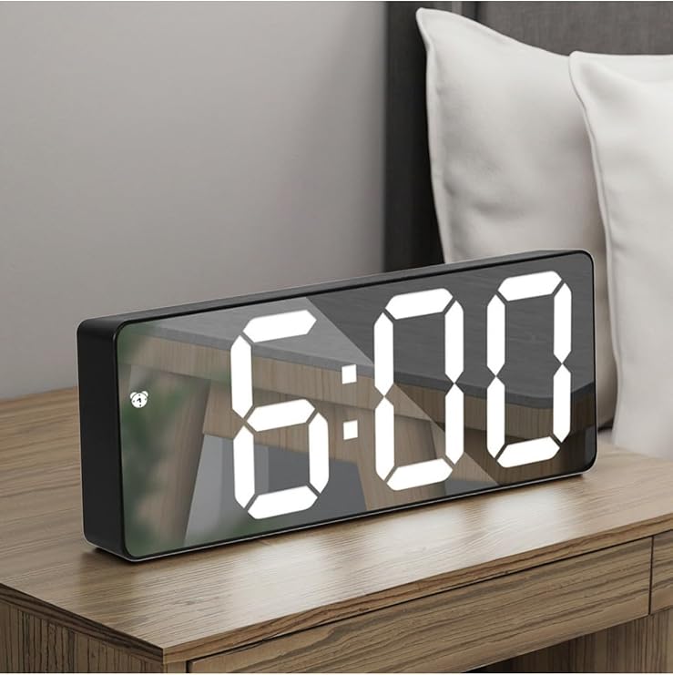 Sonex Dijital Masa Saati – Alarm Erteleme, Gece Modu Ve Ses Kontrollü Akıllı Led Saat