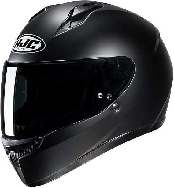 HJC, Full Face Motorcycle Helmet C10 Semi Flat Black, M