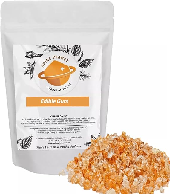 100g | Gond | Goond Edible Gum Pieces Tragacanth by Spice Planet® (100 Grams)