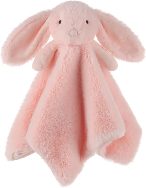Apricot Lamb Blush Bunny Rabbit Comforter Security Blanket Baby Lovey 14"
