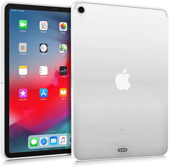 Microsonic Apple iPad Pro 11'' 2018 (A1980-A2013-A1934-A1979) için Kılıf Transparent Soft Beyaz [iPad Pro 11 ile Uyumlu Kılıf - Beyaz]