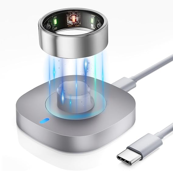 Oura Ring Gen 3 Charger - Size 10 - Charging Dock and USB-C Cable Replacement Accessory