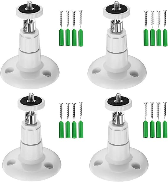 4PCS Camera Mount Bracket Wall Mount for Arlo Pro/Pro2/Pro3/Pro4/Ultra/Ultra2/HD/GO/Light/Essential