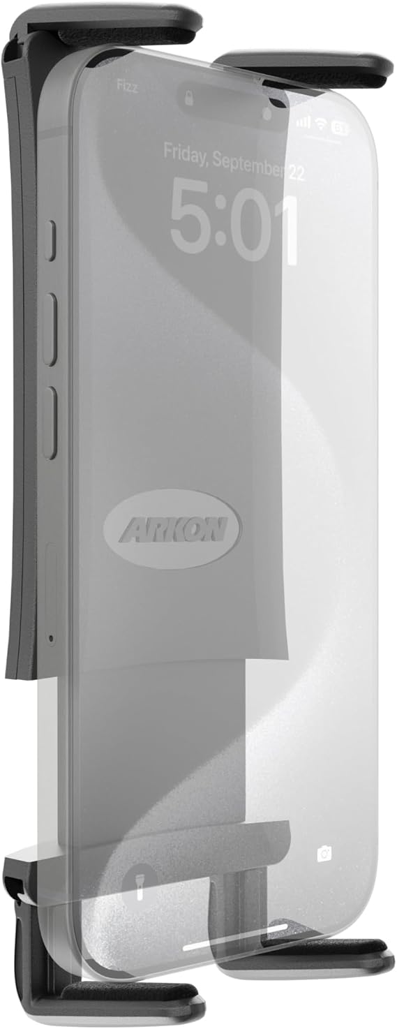 ARKON Phone and Midsize Tablet Holder for iPhone X 8 7 6S Plus iPad mini Galaxy S8 S7 Note 8 Retail Black