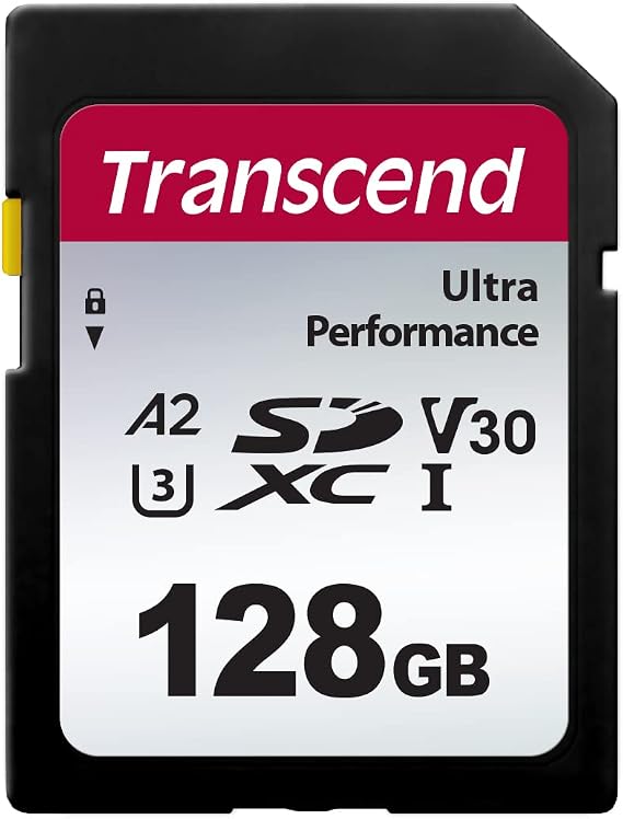 Transcend 128GB SDC340S SD UHS-I SDXC Memory Card 160MB/s U3 V30 A2
