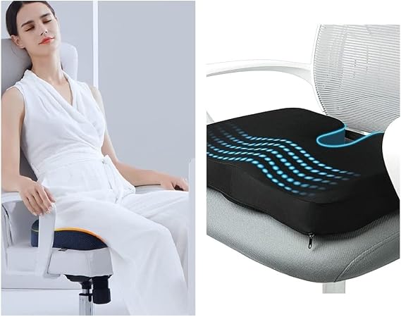Ortopedik Oturma Minderi Visko Cocix Elastik Minder Basur Hemoroid Minderi Oturma Simidi Yastığı Dik Duruş Minderi