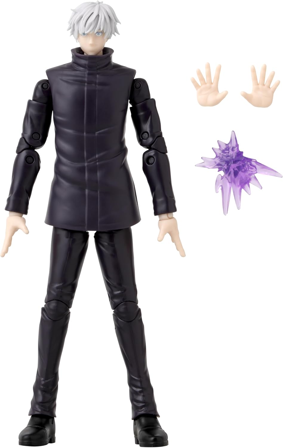 BANDAI - Anime Heroes - Jujutsu Kaisen - 17cm Action Figure - Gojo Satoru Hollow Purple - Articulated Gojo Hollow Purple Figure - Officially Licensed - Toys for Kids Ages 4 and Up