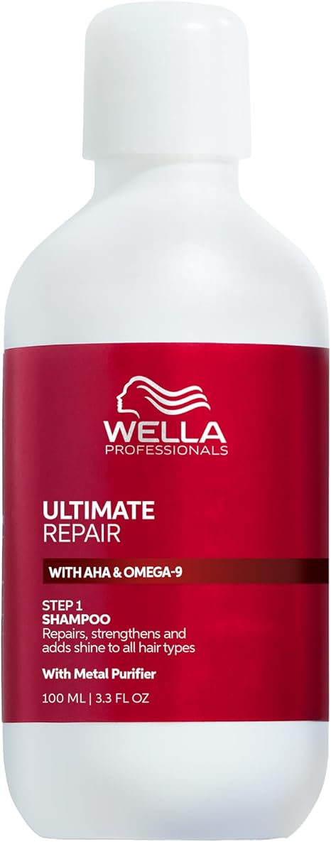 Wella Professionals ULTIMATE REPAIR Shampoo - Professional Lightweight Cream Shampoo for Damaged Hair -With AHA & Omega-9 - For All Hair Types