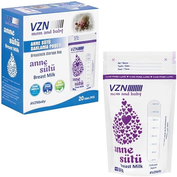 Vzn 20li Anne Sütü Saklama Poşeti
