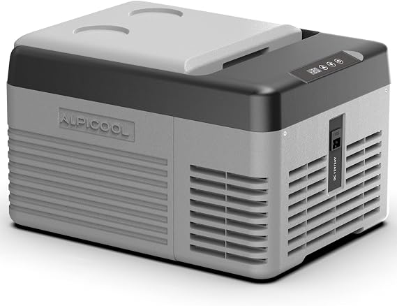 Alpicool Car Refrigerator, 2.8 gal 9 L, Portable Refrigerator, 4.0 - 68.0 °F -20 - 20 °C, Rapid Freezing, Car Cleaning, Compact, 3-Way Power Supply