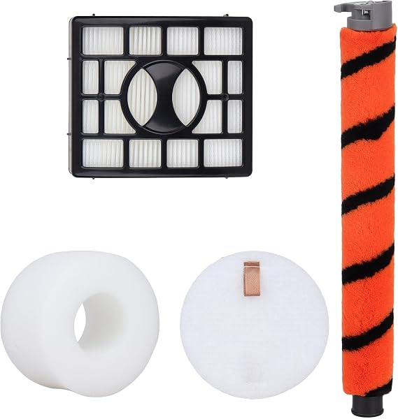 Main Roller Brush Filter Replacement Part for Shark NZ801UK,NZ801UKT, NZ801UKTSB, Include Main Roller Brush Spare Part, HEPA filter & Foam Filter