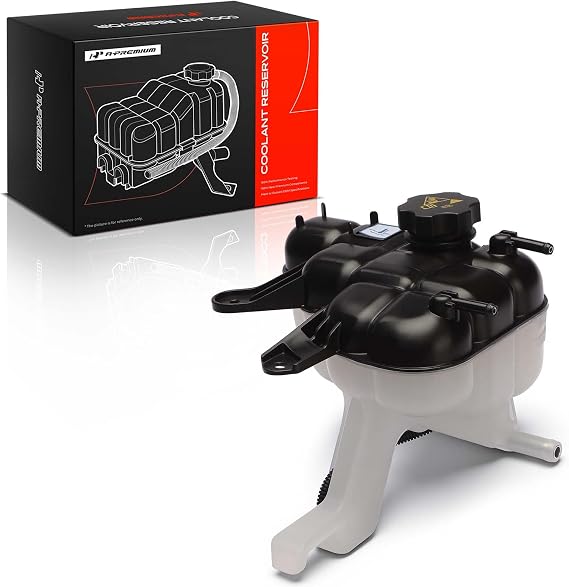 A-Premium エンジン クーラントオーバーフローリカバリーリザーバータンク キャップ&ホース付き Dodge Durango 2016-2021 3.6L & Jeep WK2シリーズ グランドチェロキー 2016-2021 3.0L 3.6Lに対応