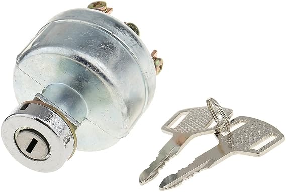 Replacement 6 Terminals Ignition Switch Lock for Marine Tractor Forklift