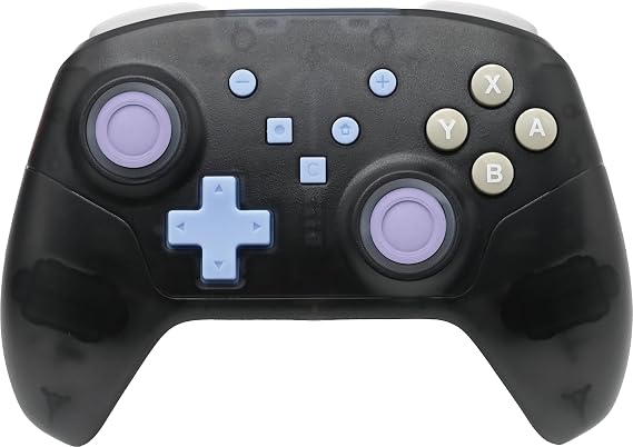 エラムド eramd Switch2用ワイヤレスコントローラー スケルトン クリアブラック Switch2/Switch/Switch Lite/有機EL/PC/Steam対応 有線・無線両対応 連射機能 マクロ機能 6軸ジャイロセンサー スリープ解除対応