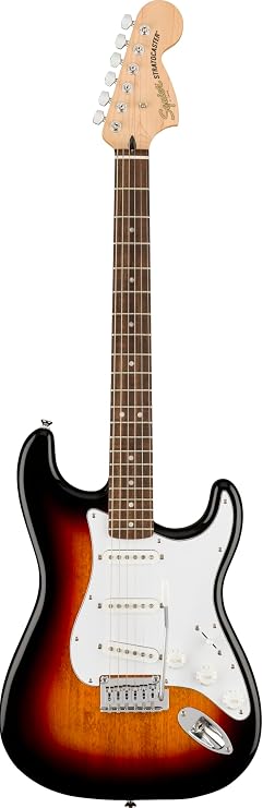 Fender Squier Affinity Series Stratocaster 3-Color Sunburst - Indian Laurel Elektro Gitar