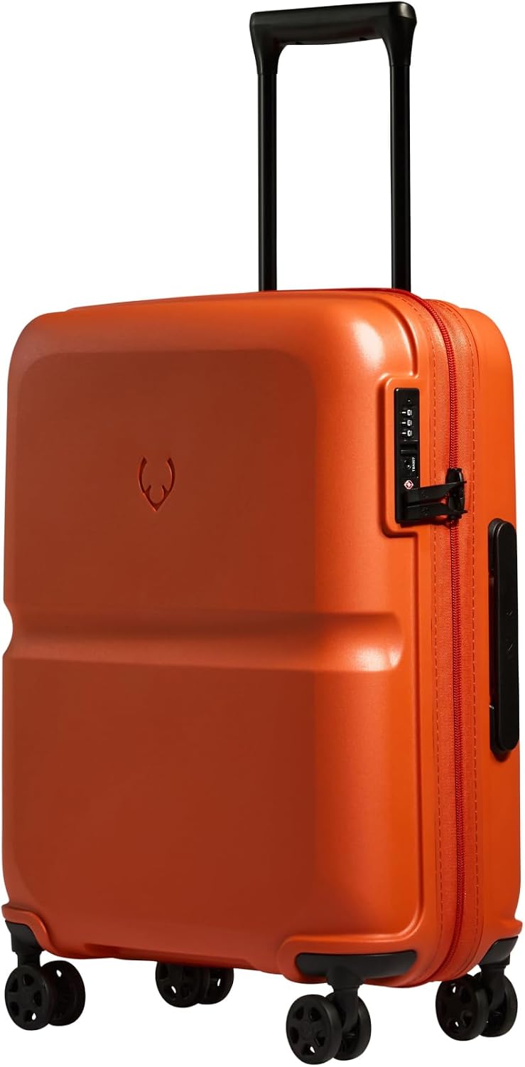 ANTLER - Single Stripe Hard Shell Suitcase,Lightweight, 4 Spinner Wheels - Adjustable Handle, Carry On Luggage Approved by easyjet, Ryanair & British Airways, TSA Lock
