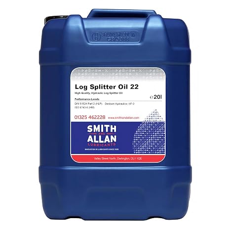 Premium Log Splitter Oil ISO 22 Hydraulic Oil VG22 20 Litre 20L