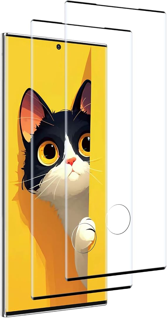 [2 Pack] Screen Protector for Samsung Galaxy Note 20 Ultra, phone screen protector [9H Hardness][3D Curved][Anti-Scratch] glass foil Film