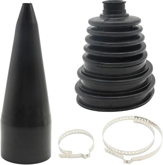Universal CV Boot Installation Mount Cone Tool with 2 Clamps for For Stretch CV Dust Cover CV Joint Drive Shaft Installation CV Boot Tool W/Car Boot Kit