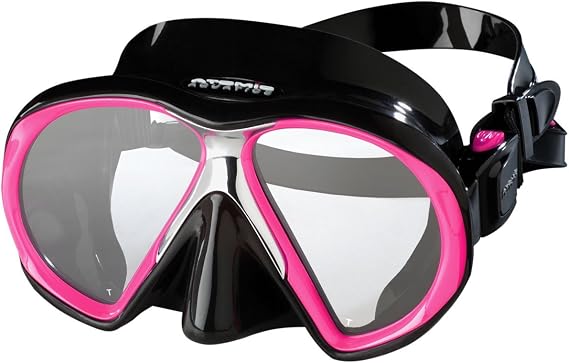 Atomic Aquatics Medium Fit SubFrame Scuba Diving Mask wtih Ultra Clear Lenses