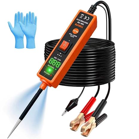 Power Circuit Probe Tester Kit,6V-24V DC Test Light, Circuit Tester