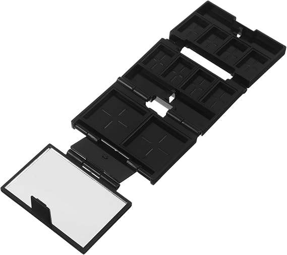 Foldable Organizer Makeup with Lightweight Palette Abs Mirror Mini Eyeshadow Lip Color Portable Makeup Holder and for Travel and Daily Use