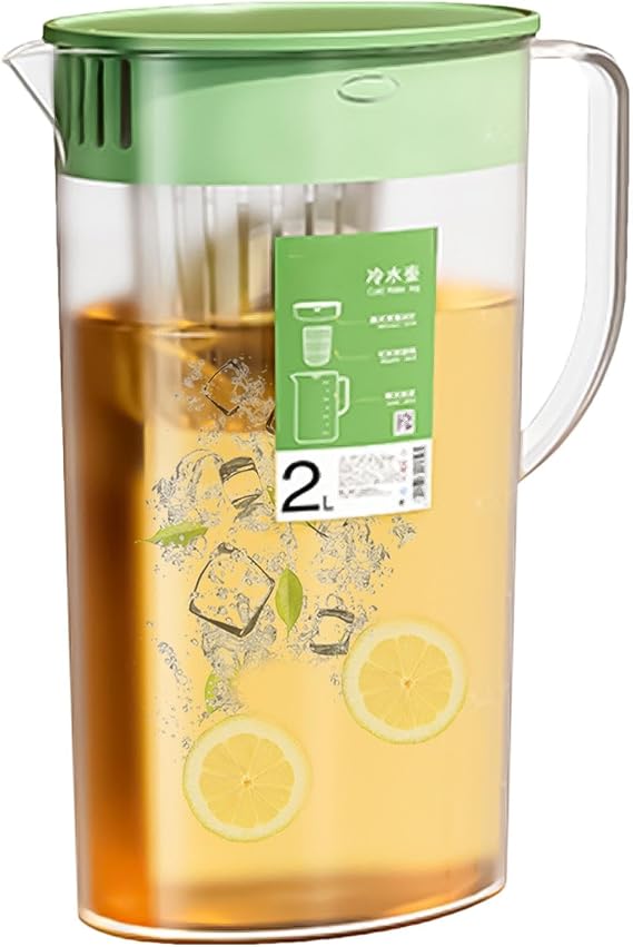 Water Pitcher with Infuser Cold Water Pitcher, Ice Tea Kettle
