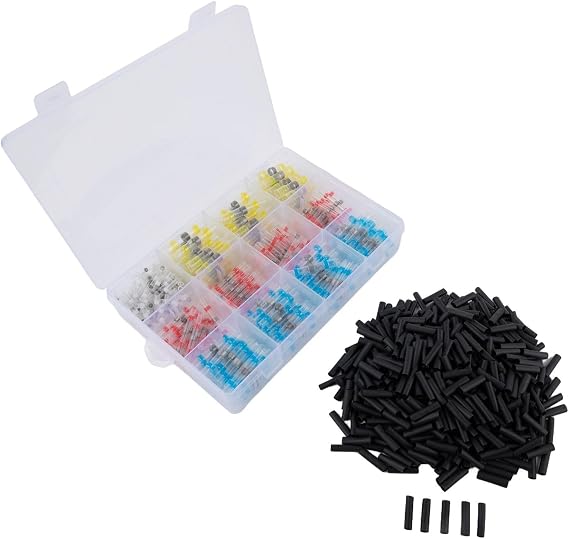 Color Coded Wire for splice Kit 800Pcs Heat Shrink Color Coded