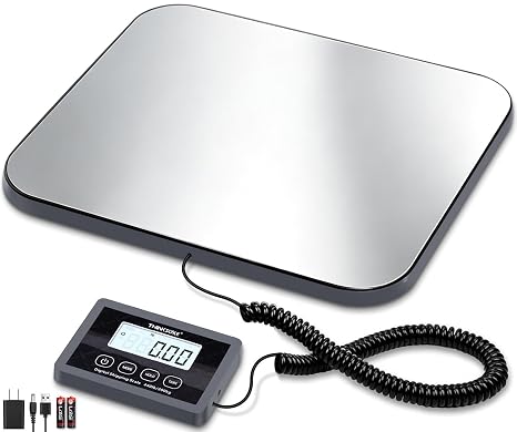 Thinkscale 440ポンド デジタル配送スケール 1オンス 正確な郵便スケール
