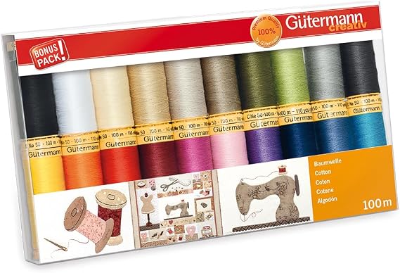 Gutermann Thread Set Multi-Colour 100 m