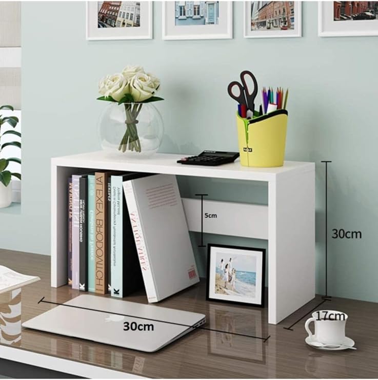 Mini Kitap Rafı Masa Düzenleyici Organizer Çalışma Masası Ve Mutfak Tezgahı Düzenleyicisi
