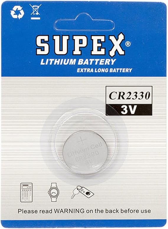 SUPEX 2330 3V Lityum Düğme Pil TEKLİ KART