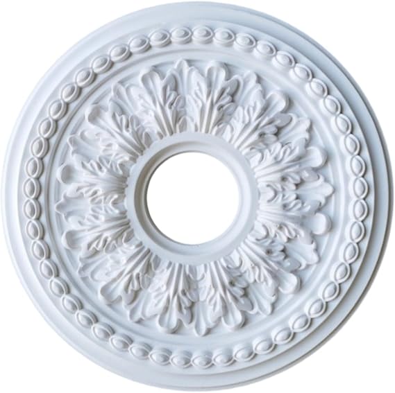 White Ceiling Coving Ceiling Round PU for Medallion Lamp Panel
