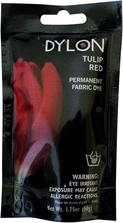Permanent Fabric Dye, 1.75-Ounce, Tulip Red