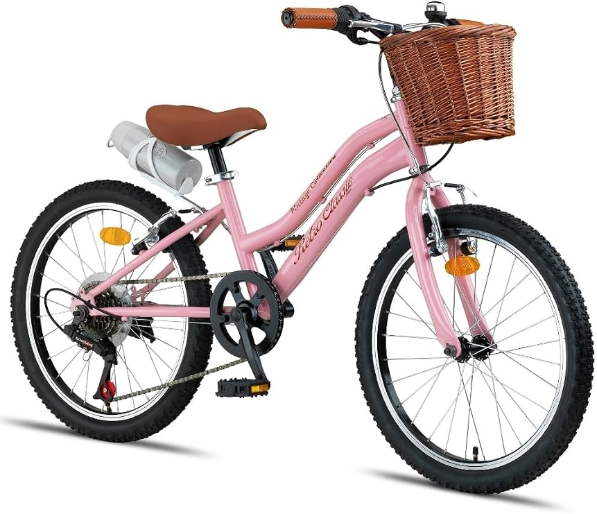 Retro 20 Jant Vitesli Çocuk Bisikleti, 6-9 Yaş (115-135 CM) Unisex
