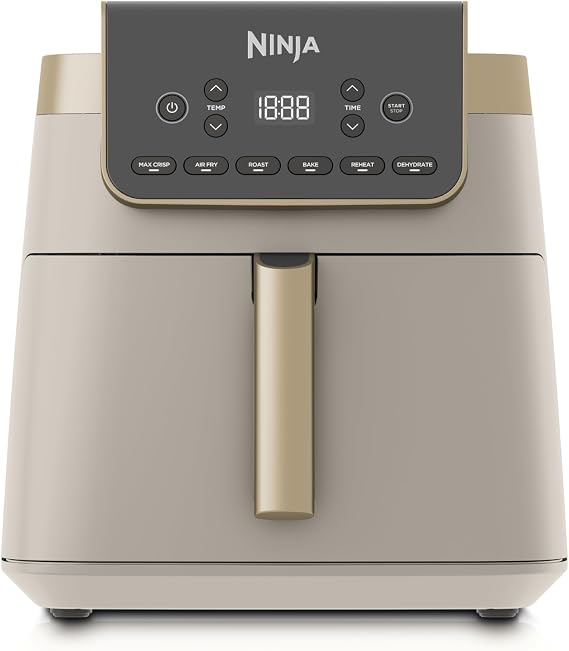 Ninja MAX PRO Oil Free Air Fryer, 6.2L, Gold Stone, AF180EUSD
