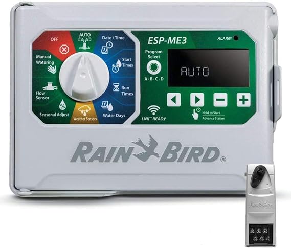 Rain-Bird Controller Indoor Outdoor Lawn Irrigation Sprinkler Timer ESPME3 (+ 1 Module Only)