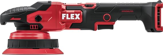 Flex Cordless Eccentric Polisher with Freewheel 18 V XFE 15 150 18-EC C (with Throttle Switch, Easy Speed Adjustment, Ergonomic) 532647